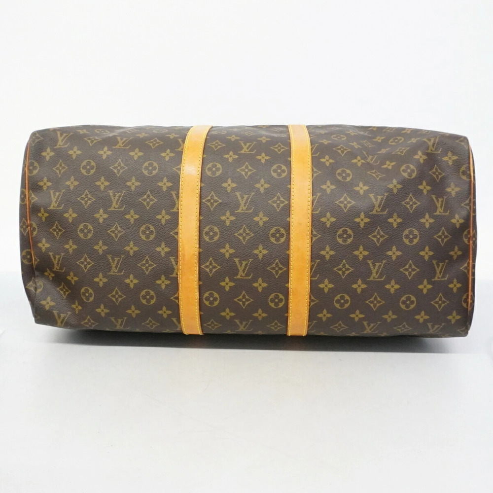 LOUIS VUITTON Brown Monogram Keepall 55 Boston Bag - Picture 3 of 14